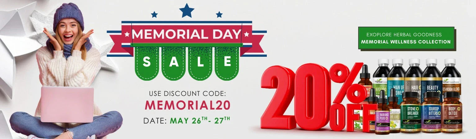 Memorial Day Sales - Herbal Goodness