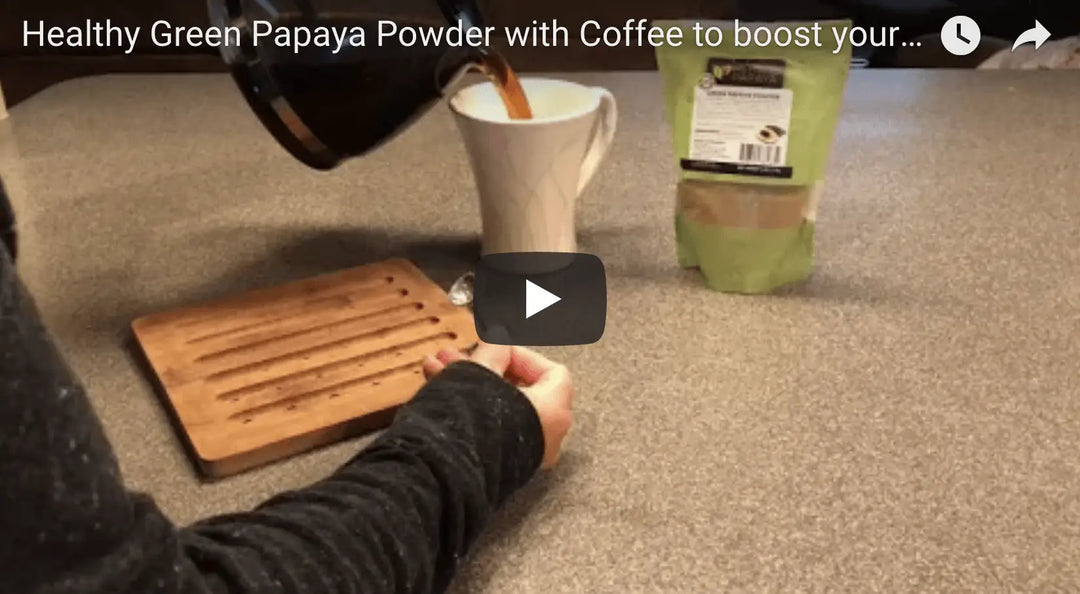 Green Papaya Powder Coffee | Herbal Goodness