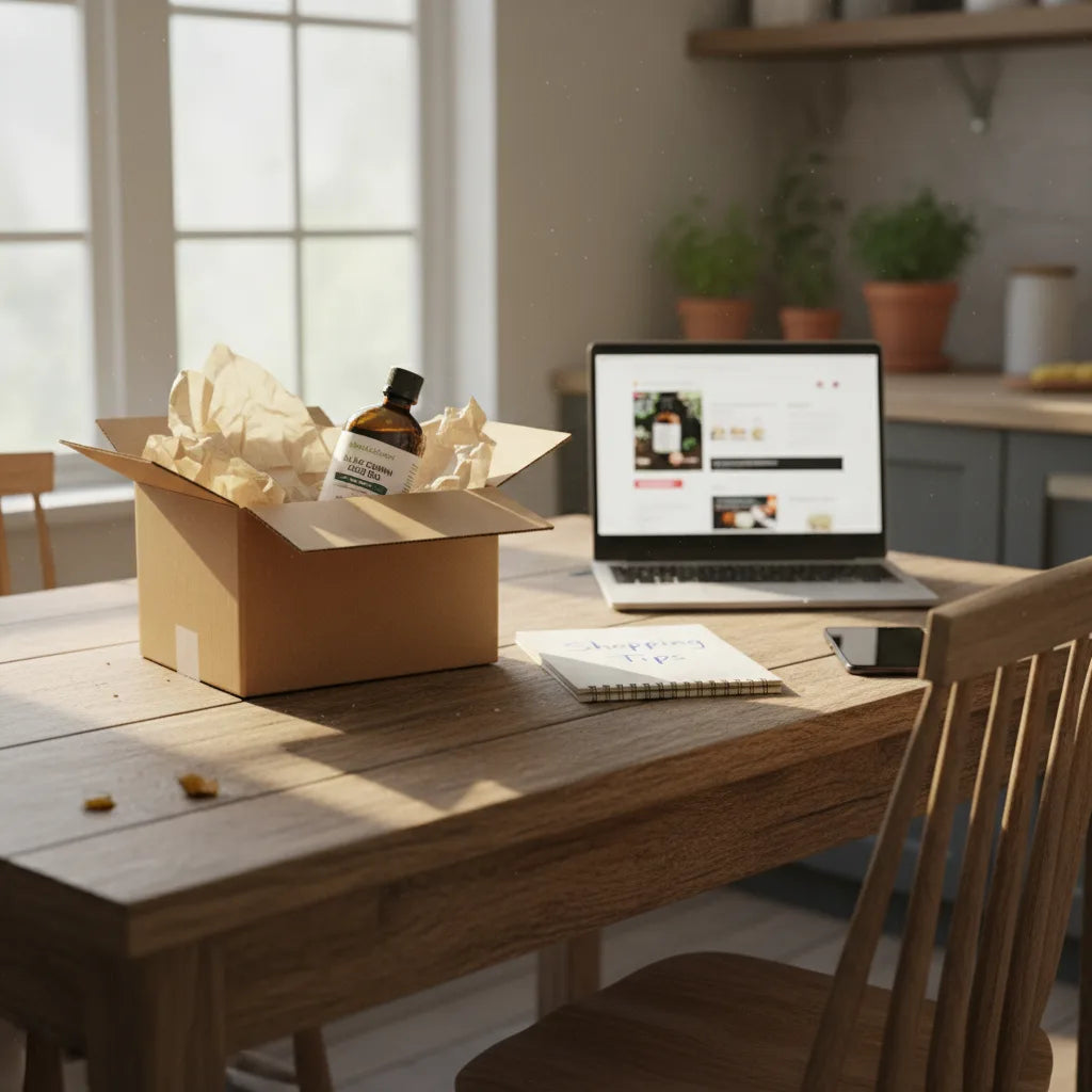 Unboxing black cumin seed oil delivery