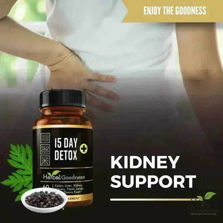 15 Day Detox - Capsules 60/600mg - Herbal Goodness Capsules Herbal Goodness 