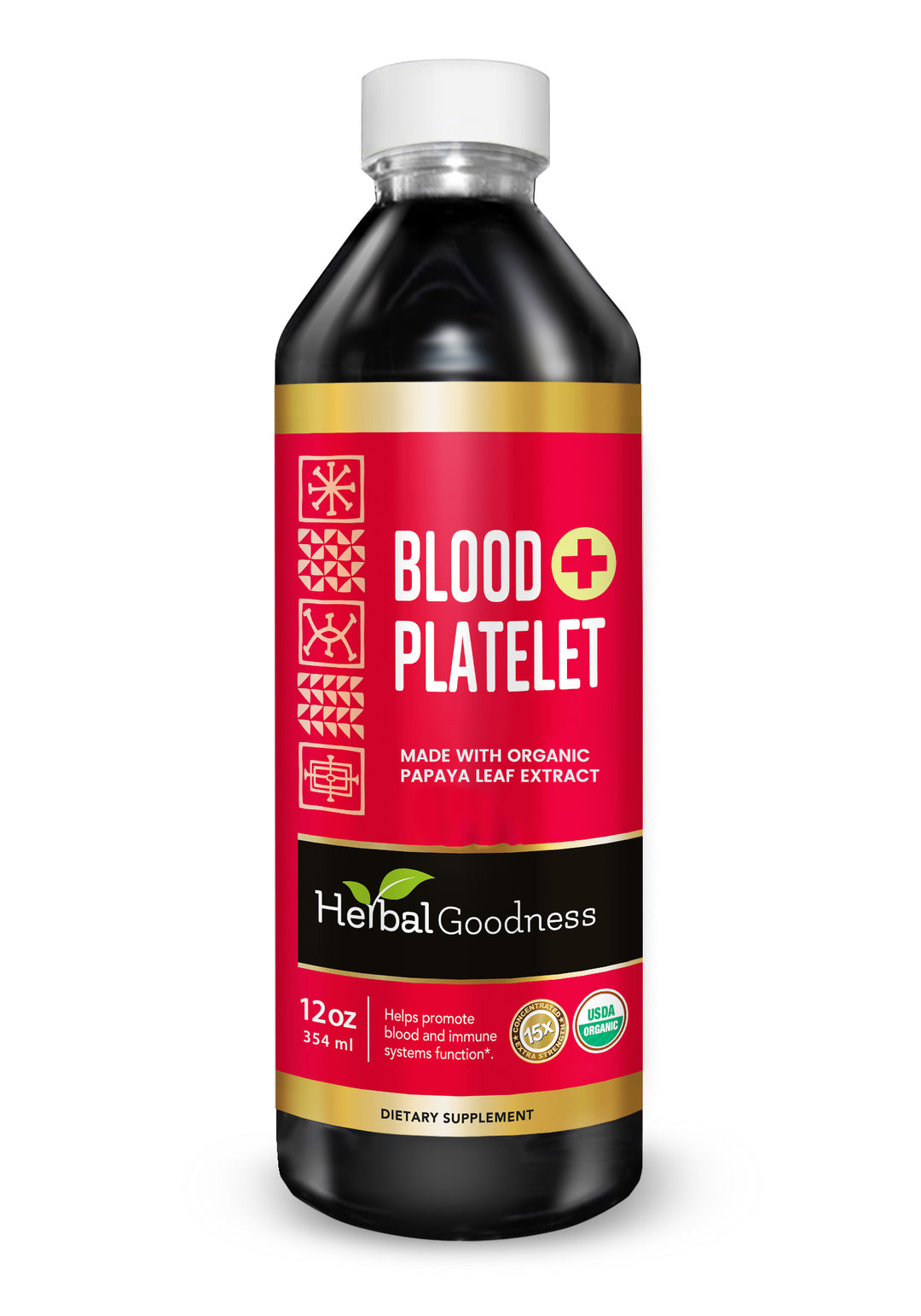 Blood Platelet Plus – Liquid Herbal Extract | 15X Strength Papaya Leaf - Herbal Goodness