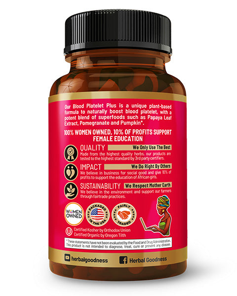 Blood Platelet Plus - Capsule 60/600mg-20X Strength