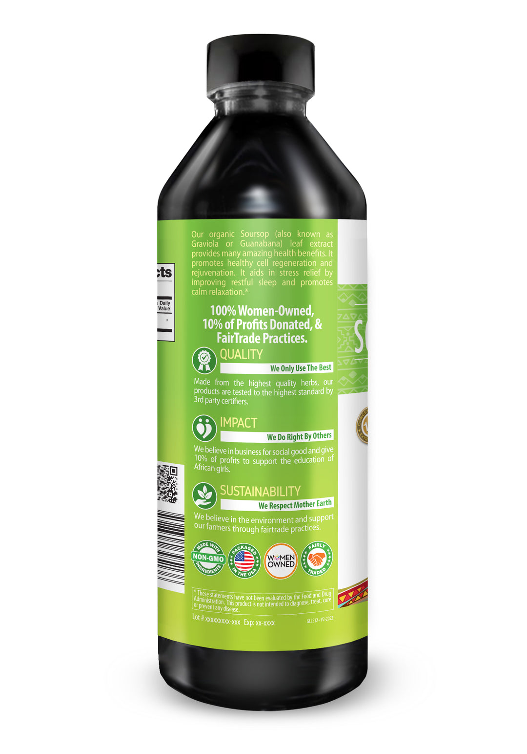 Soursop Leaf Graviola Extract - Organic Liquid