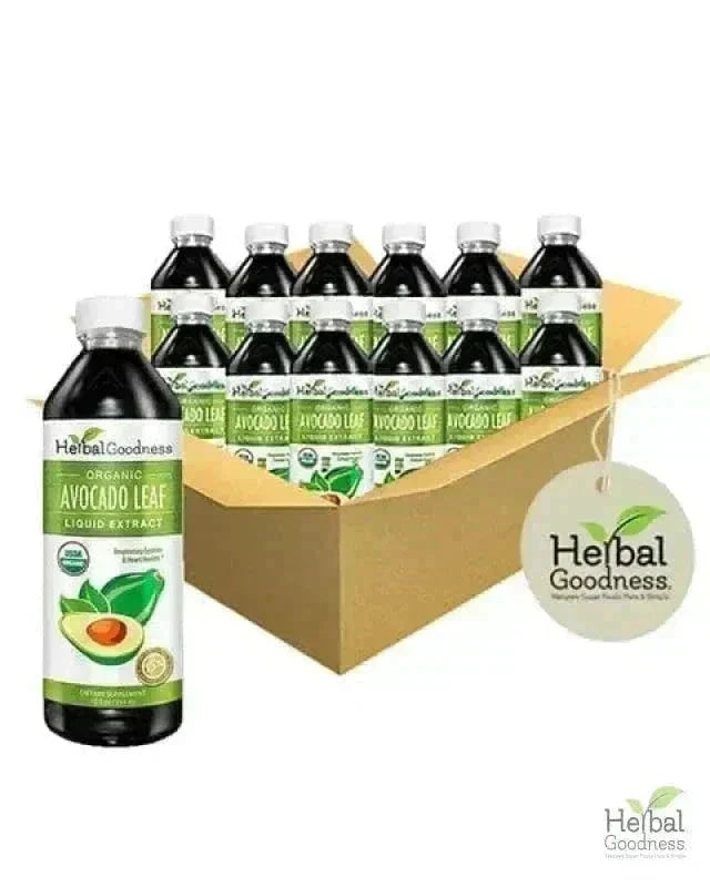 Avocado Leaf Extract - Liquid Extract Liquid Extract Herbal Goodness 12 oz - Case (12) 