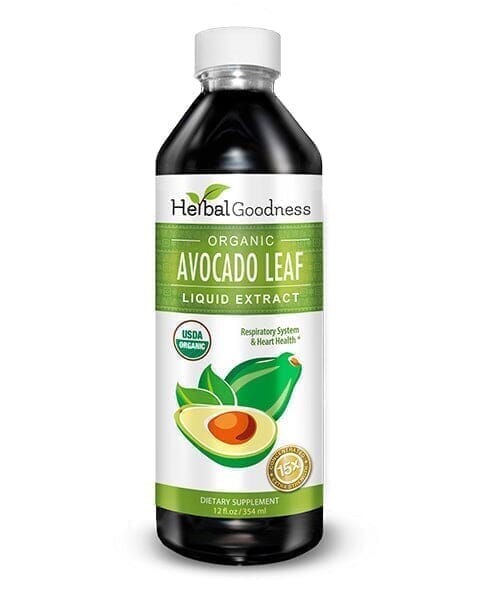 Avocado Leaf Extract - Organic - Liquid Liquid Extract Herbal Goodness 12 oz 