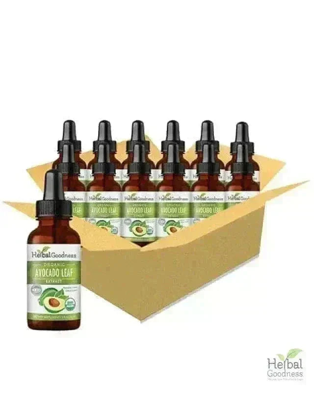 Avocado Leaf - Organic 1oz 15X Liquid Extract - Immunity & Heart Health Liquid Extract Herbal Goodness 