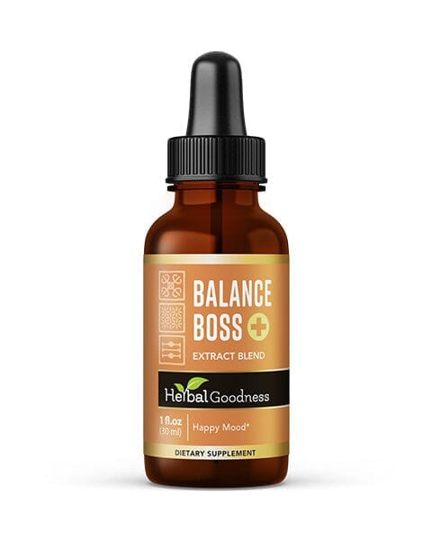 Balance Boss - 1oz 15X Liquid Extract - Mood & Relaxation Liquid Extract Herbal Goodness 1 oz 