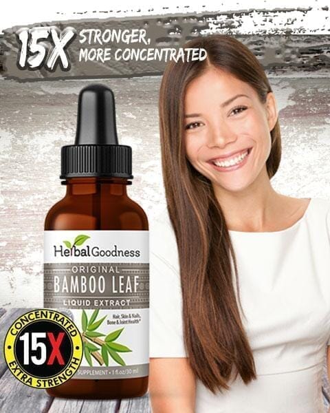 Bamboo Leaf Extract- Liquid - Bone, Hair, Skin & Nails - Herbal Goodness Liquid Extract Herbal Goodness 