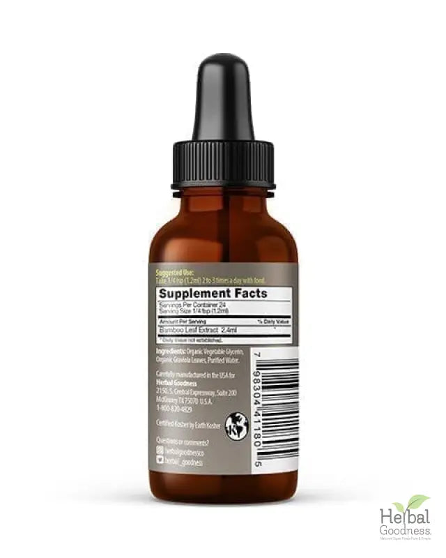 Bamboo Leaf Extract- Liquid - Bone, Hair, Skin & Nails - Herbal Goodness Liquid Extract Herbal Goodness 