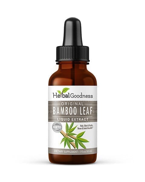 Bamboo Leaf - Organic 1oz 15X Liquid Extract - Nature's Collagen & Biotin Liquid Extract Herbal Goodness 1oz 