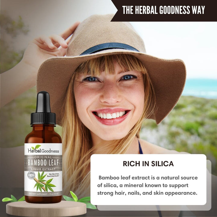 Bamboo Leaf Extract- Liquid Extract Liquid Extract Herbal Goodness 