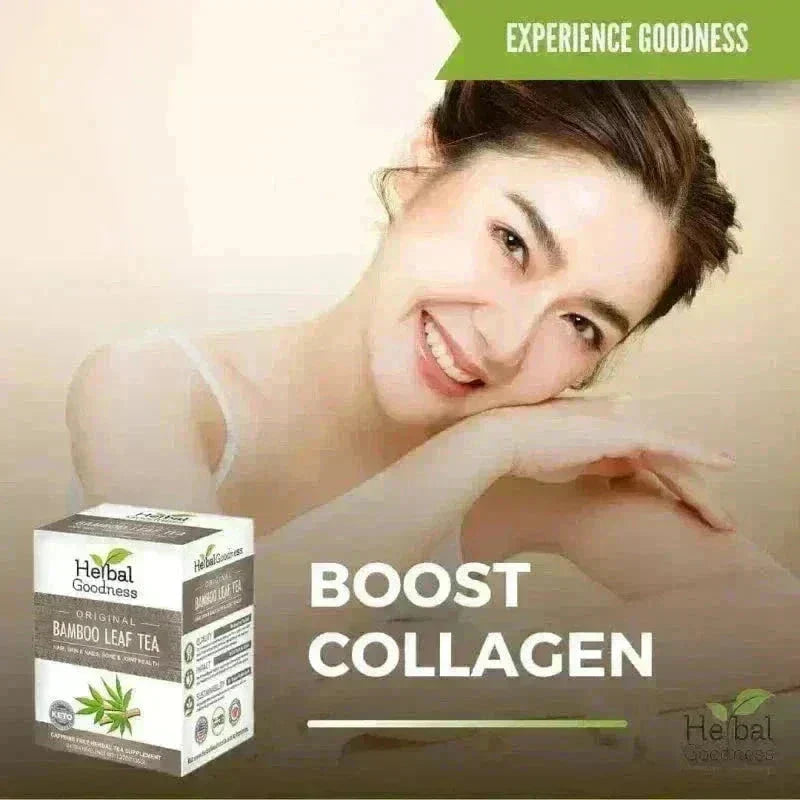 Bamboo Leaf Tea – 24/1.5g Tea Bags - Nature's Collagen & Biotin Tea & Infusions Herbal Goodness 