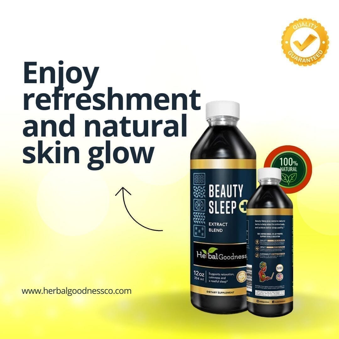 Beauty Sleep - Liquid Extract - Natural Rest and Radiance Anti Aging - Herbal Goodness Liquid Extract Herbal Goodness 