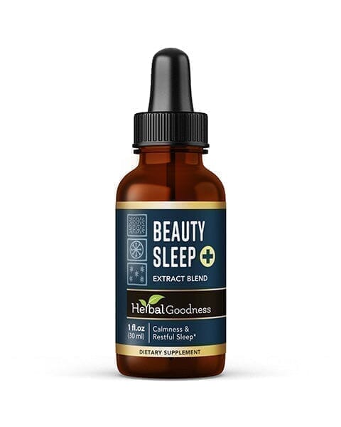 Beauty Sleep - Liquid Extract - Natural Rest and Radiance Anti Aging - Herbal Goodness Liquid Extract Herbal Goodness 1 oz 