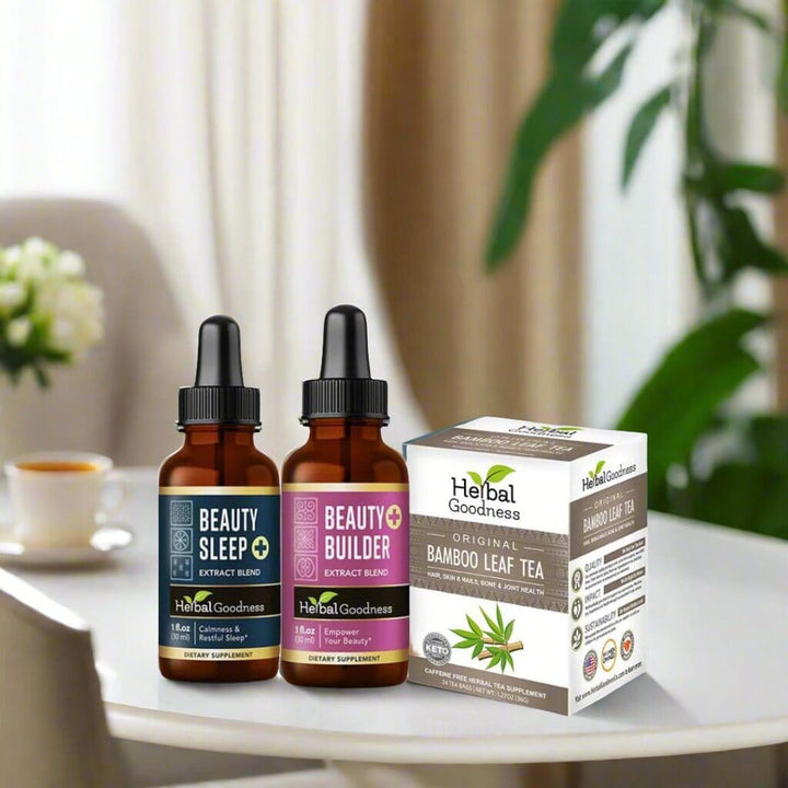 Beauty and Skin Health Bundle - Support Skin, Hair, & Nails - Herbal Goodness Bundle Herbal Goodness 