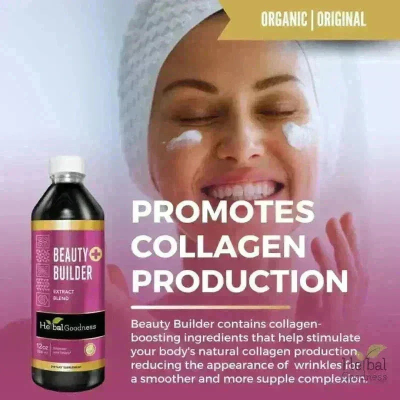 Beauty Builder - 1oz 15X Liquid Extract - Anti-Aging & Skin Elasticity Liquid Extract Herbal Goodness 