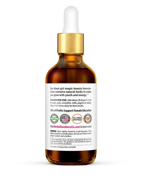 Black Girl Magic - 2fl.oz - Beauty & Anti-Aging Liquid Extract Herbal Goodness 
