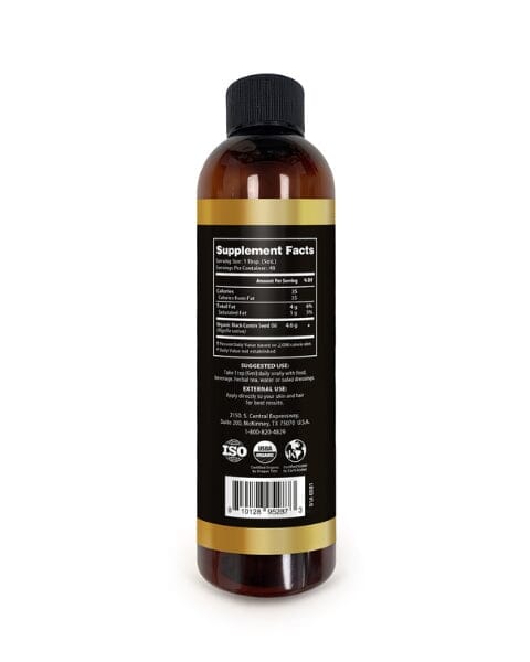 Black Seed Oil 8oz - Cold-Pressed Liquid - Immunity & Wellness Liquid Extract Herbal Goodness 