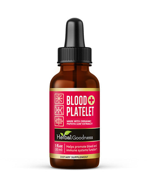 Blood Platelet Plus – Liquid Herbal Extract | 15X Strength Papaya Leaf - Herbal Goodness