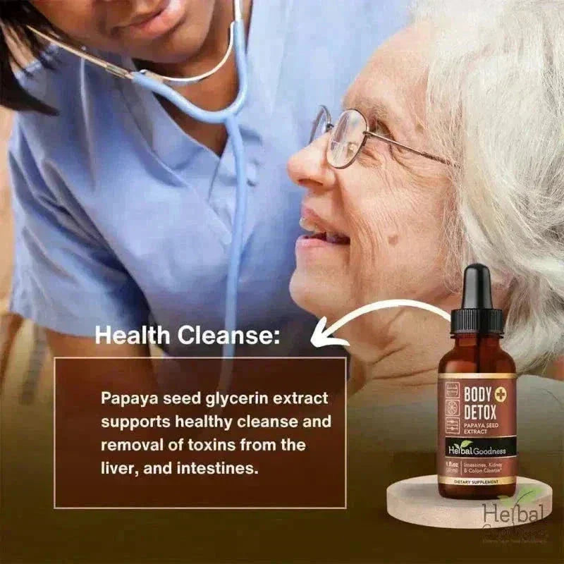 Body Detox Herbal Liquid Extract – Papaya Seed Liquid Extract Herbal Goodness 