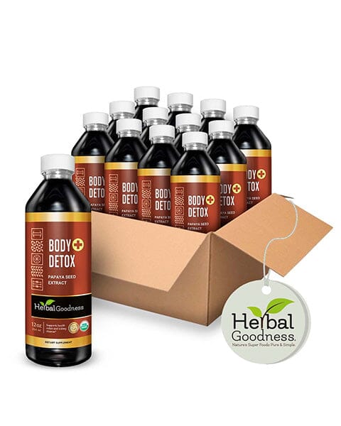Body Detox Plus - Liquid - Healthy Colon & Kidney Cleanse - Herbal Goodness Liquid Extract Herbal Goodness Case Qty (12) 