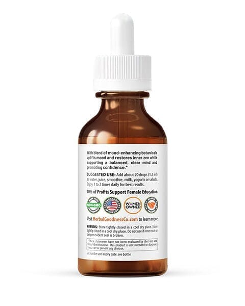 Bossy Confident Me - 2fl.oz - Mood & Energy Liquid Extract Herbal Goodness 