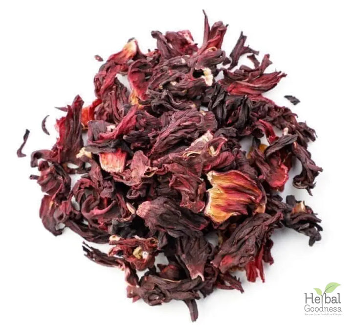 Bulk Herbs & Roots - 4oz Organic bulk teas for digestion, energy, detox - Herbal Goodness Bulk Herb Herbal Goodness Hibiscus Flower 