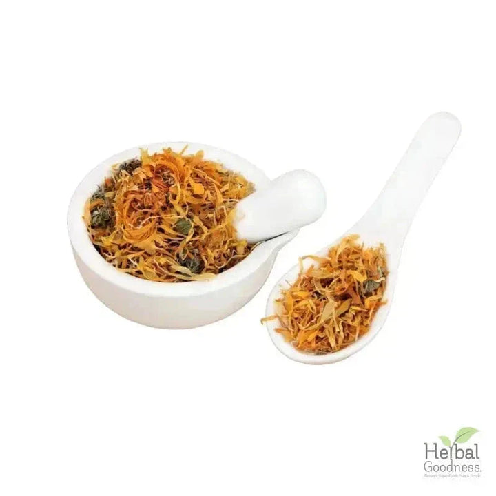 Bulk Herbs & Roots - 4oz Organic bulk teas for digestion, energy, detox Bulk Herb Herbal Goodness Calendula Flower 