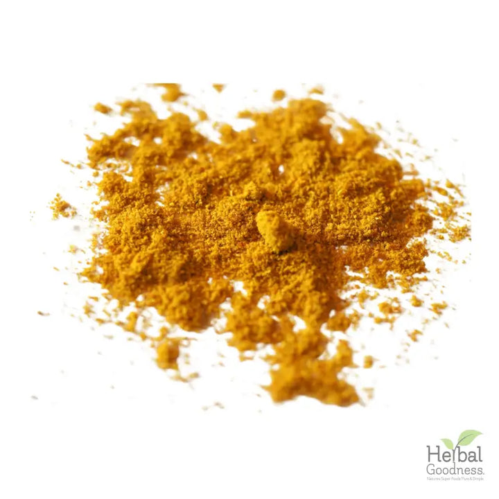 Bulk Mushroom Powders, Powerful Adaptogens - 8oz Vibrant yellow-orange curry powder spice for enhancing Mushroom Powders and more