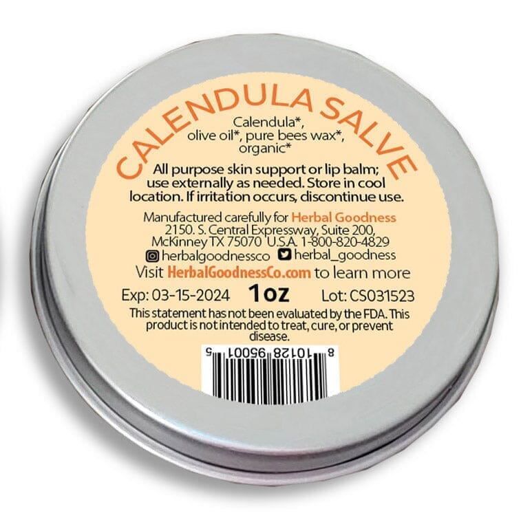 Calendula Salve Ointment Body Care Herbal Goodness 