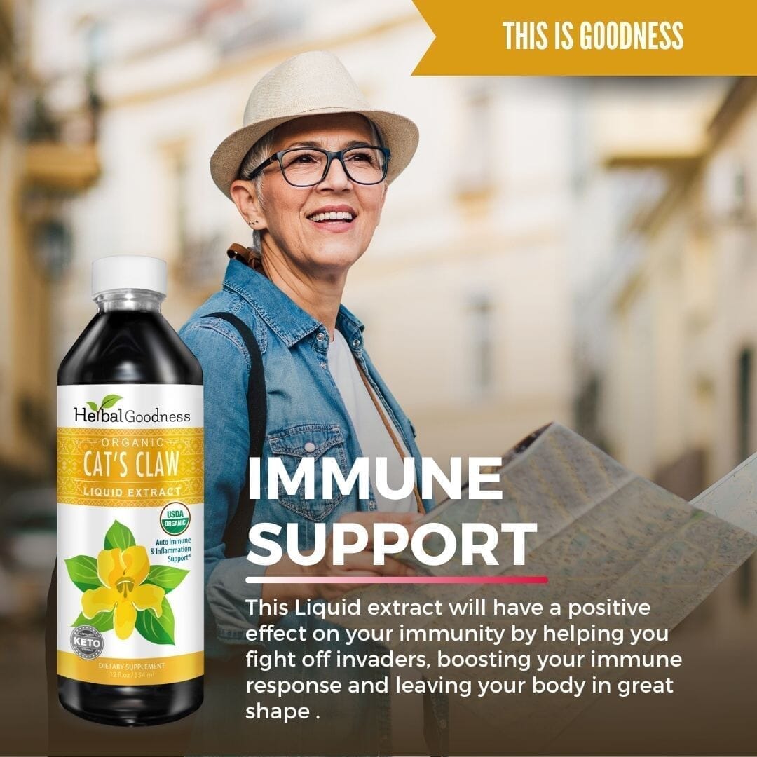 Cat's Claw Extract - Organic Liquid Liquid Extract Herbal Goodness 