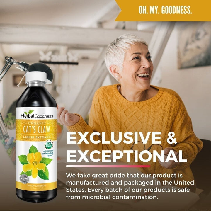 Cat's Claw Extract - Organic Liquid Liquid Extract Herbal Goodness 