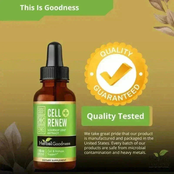 Cell Renew Plus – Organic - Liquid Extract Liquid Extract Herbal Goodness 