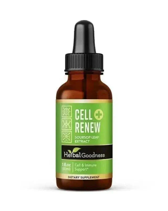 Cell Renew Plus – Organic Liquid Herbal Blend 12oz - Herbal Goodness Liquid Extract Herbal Goodness 1oz 