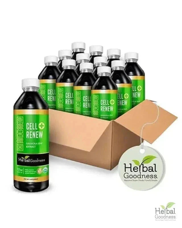 Cell Renew and Rejuvenation Plus - Organic - Liquid 12oz - Healthy Cell Support & Immune System Function - Herbal Goodness Liquid Extract Herbal Goodness 12 oz Case(12) 