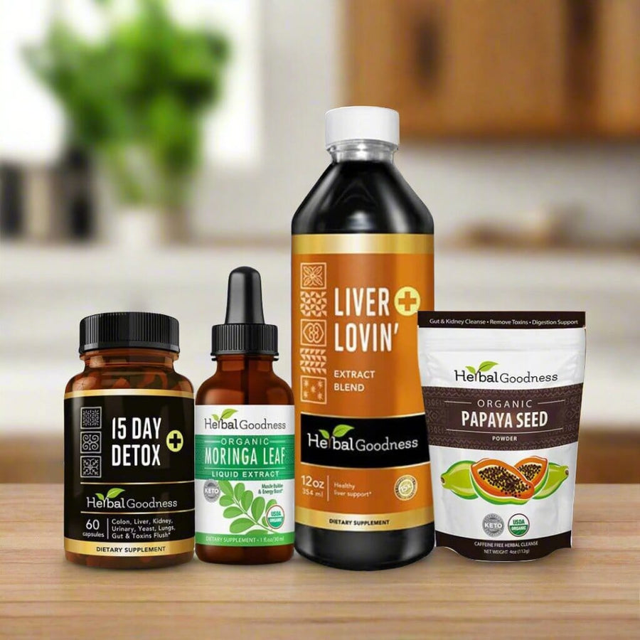 Complete Detox Bundle - Colon, Kidney, Gut, Liver - Herbal Goodness Bundle Herbal Goodness 