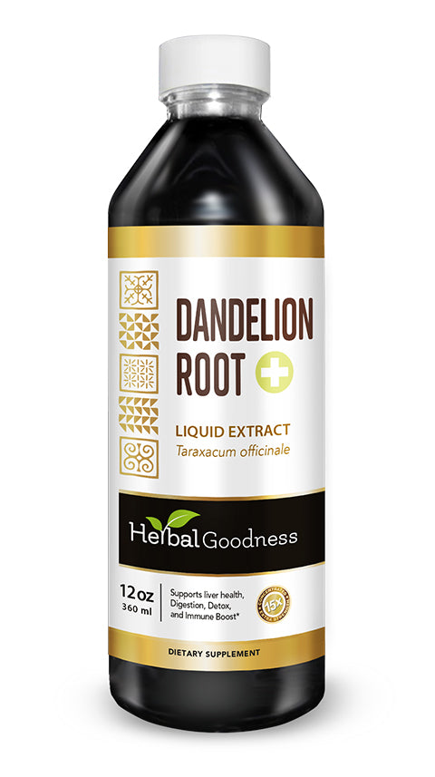 Dandelion Root Liquid Extract - Supports Digestion - Herbal Goodness Buy Liquid Extract
