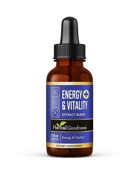 Energy and Vitality - 1oz 15X Liquid Extract - Energy & Performance Liquid Extract Herbal Goodness 1 oz 