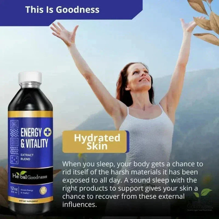 Energy and Vitality - Liquid 12oz - Herbal Goodness Liquid Extract Herbal Goodness 