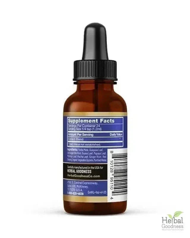 Energy and Vitality - Liquid 12oz - Herbal Goodness Liquid Extract Herbal Goodness 
