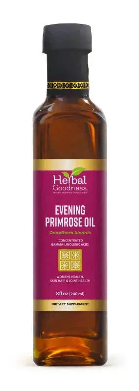 Evening Primrose Oil (Oenothera Biennis) - 12oz - Skin & Mood Liquid Extract Herbal Goodness 