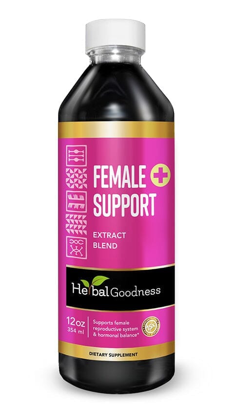 Female Support - 15X Liquid Extract - Female Hormone Balance Liquid Extract Herbal Goodness 12 oz 