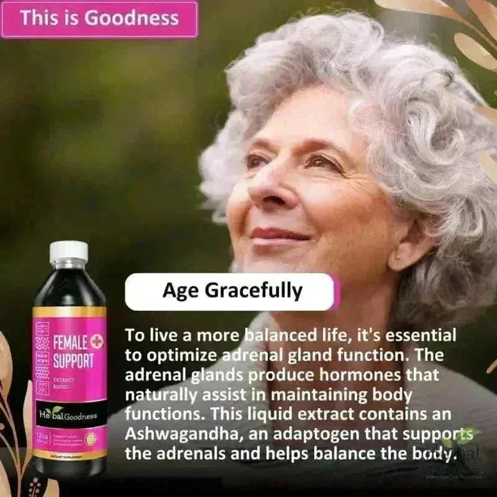 Female Support - 15X Liquid Extract - Female Hormone Balance Liquid Extract Herbal Goodness 