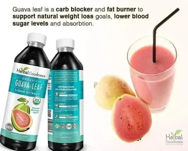 Guava Leaf Extract - Organic Liquid - Herbal Goodness Liquid Extract Herbal Goodness 