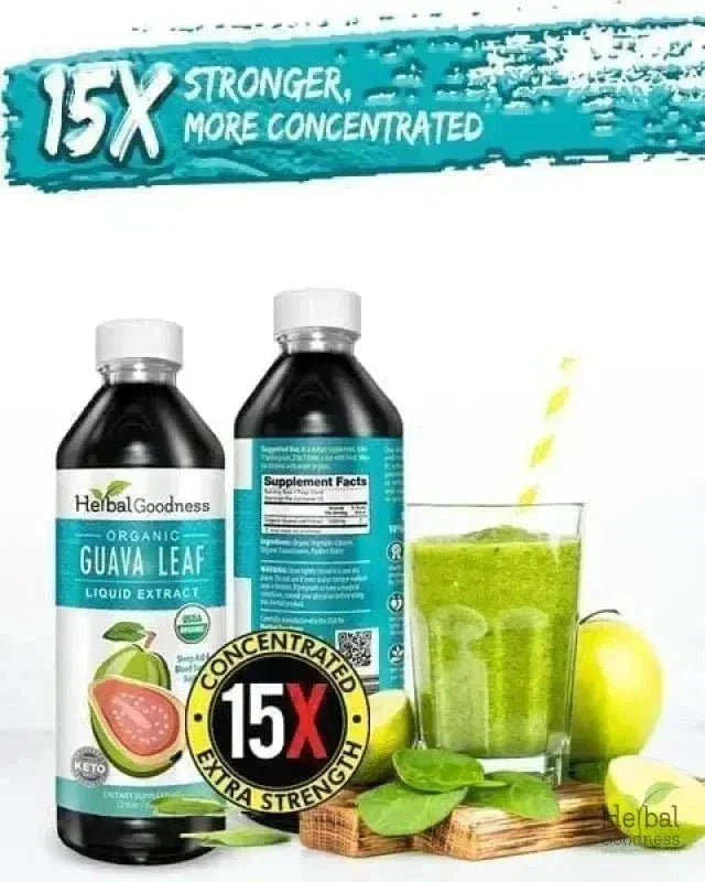 Guava Leaf Extract - Organic Liquid - Herbal Goodness Liquid Extract Herbal Goodness 