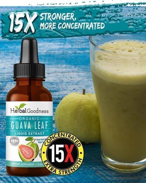 Guava Leaf Extract - Organic Liquid - Sleep & Relaxation - Herbal Goodness Liquid Extract Herbal Goodness 