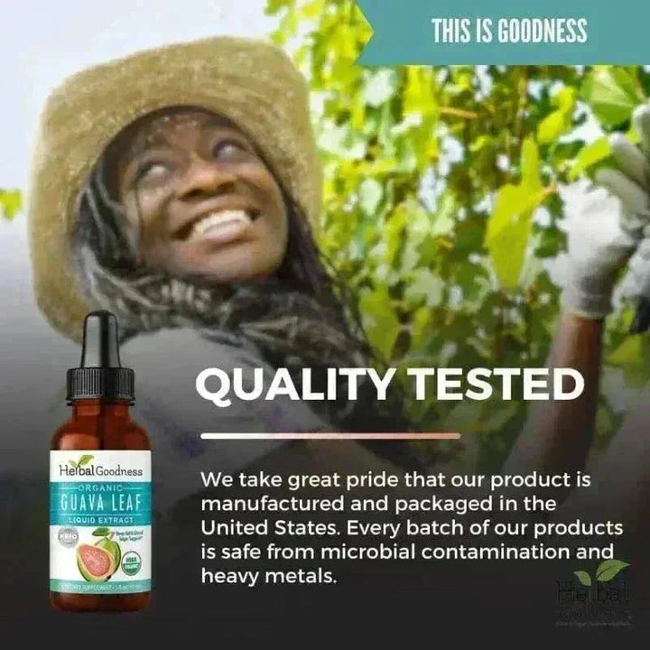 Guava Leaf Extract - Organic Liquid Liquid Extract Herbal Goodness 