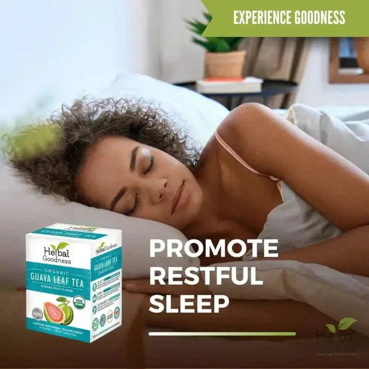 Guava Leaf Tea - Organic - Tea 24/2g - Caffeine-Free & Sustainably Sourced Tea & Infusions Herbal Goodness 