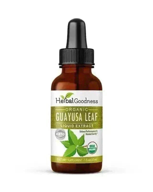 Guayusa Leaf Extract - Organic - Liquid Liquid Extract Herbal Goodness 1oz 