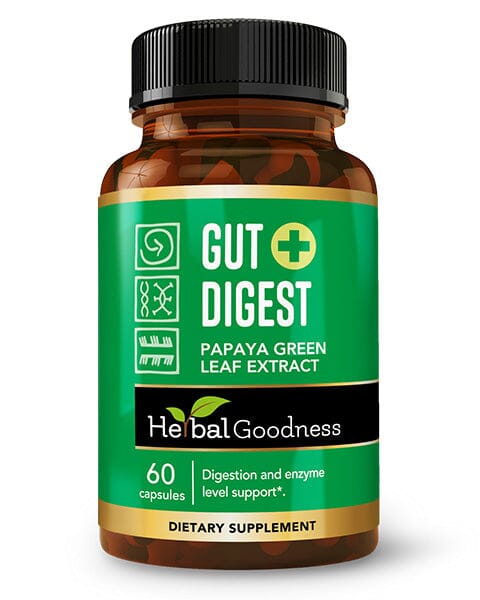 Gut Digest - Papaya Green Fruit Extract - 60/600mg Buy Capsules
